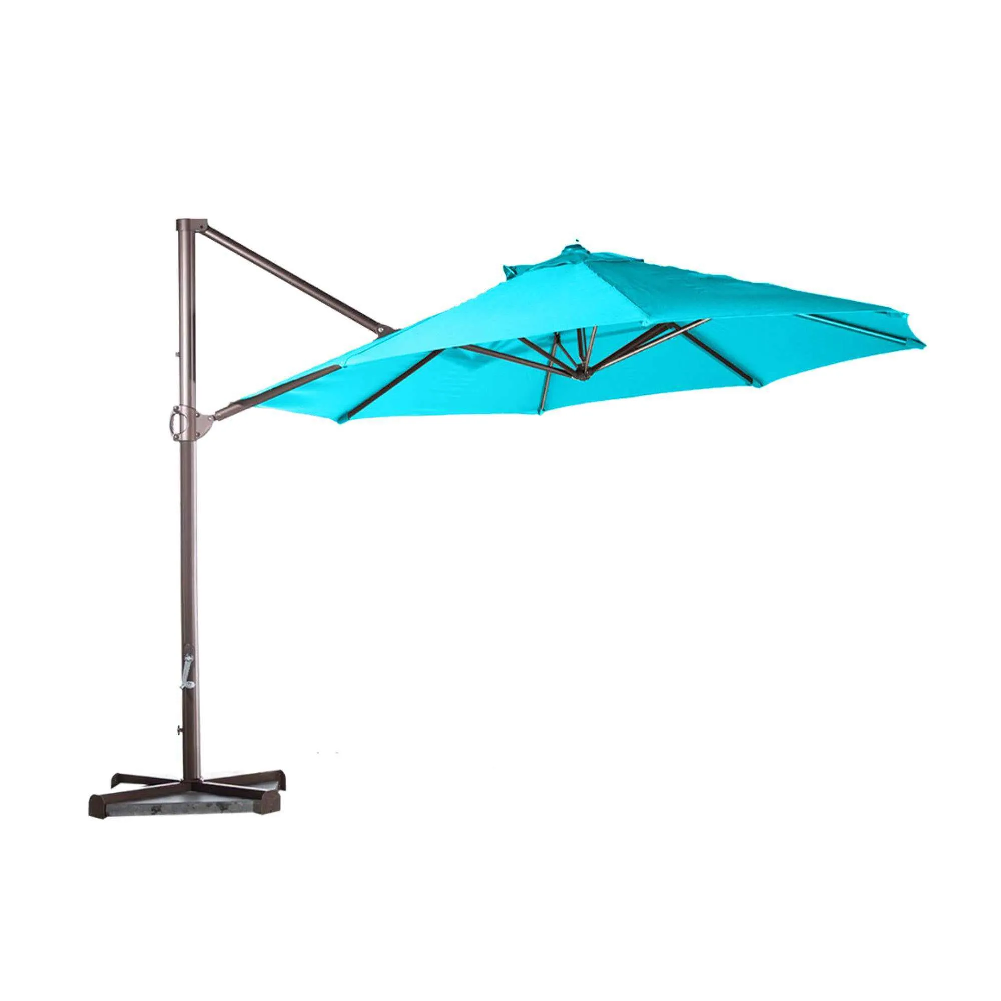 11ft Cantilever Supported Bar Umbrella 8 Rib Replacement Canopy Aruba Turquoise