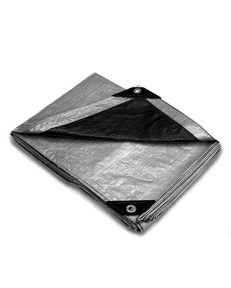 15' x 20' Heavy Duty Silver/Black Poly Tarps (10 mil)