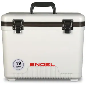 19 Quart Drybox / Cooler: White