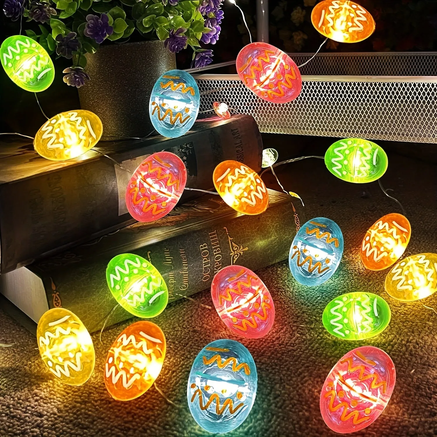 1pc Easter Egg Fairy Lights for Home and Parties