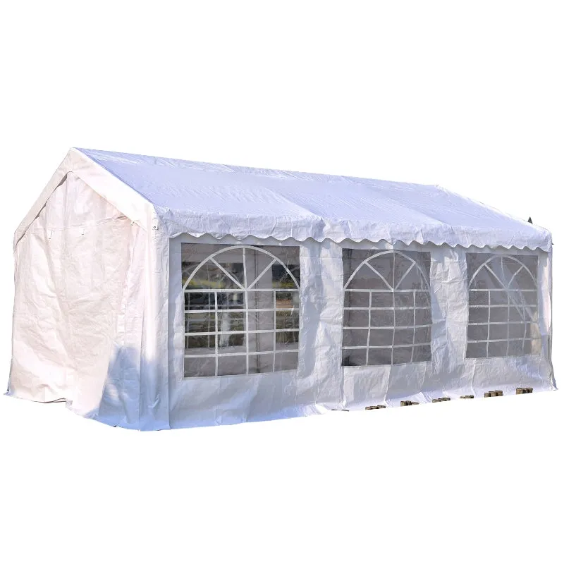 20x13 ft Large Steel Wedding Party Carport Canopy Tent - White