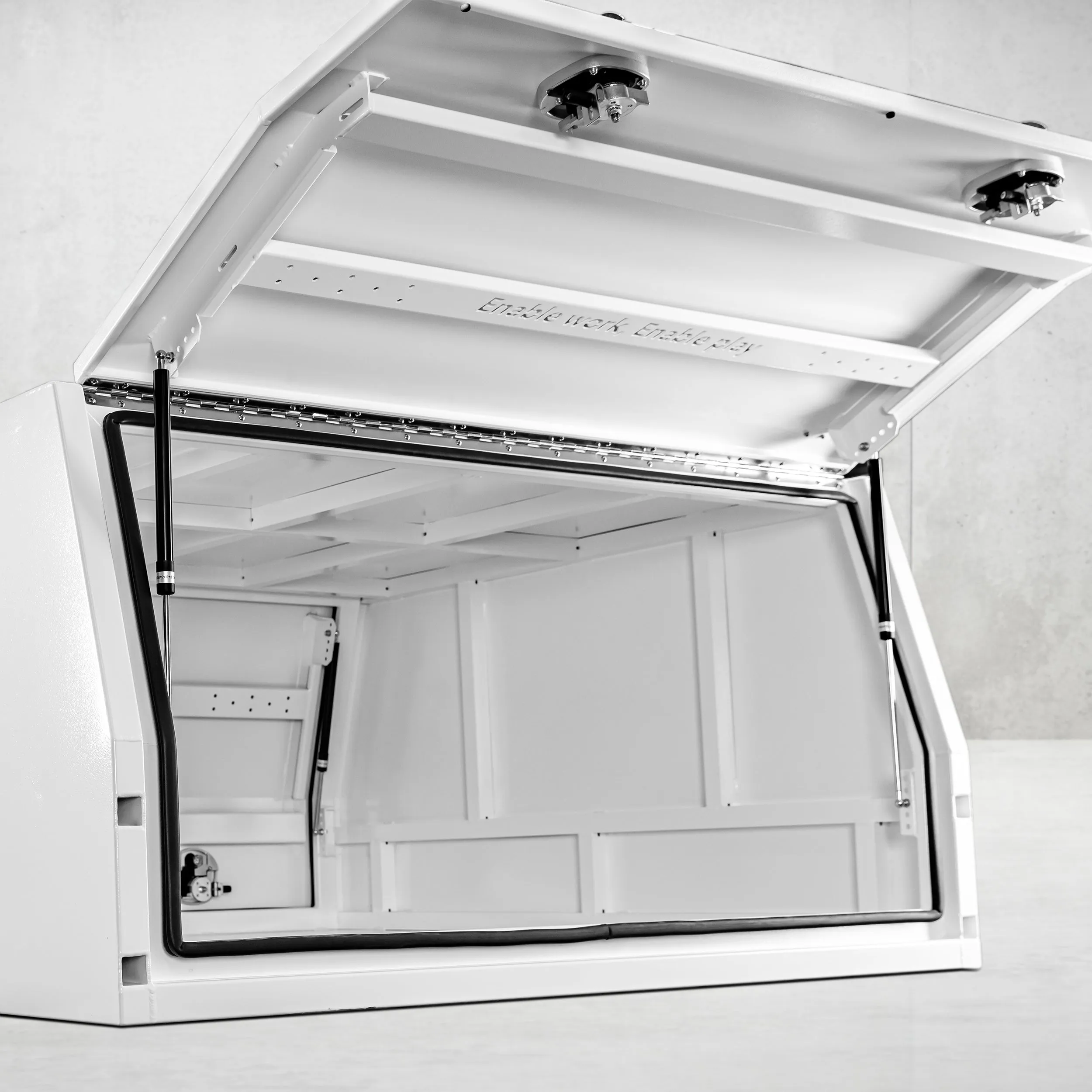 2400mm Aluminium Canopy - White