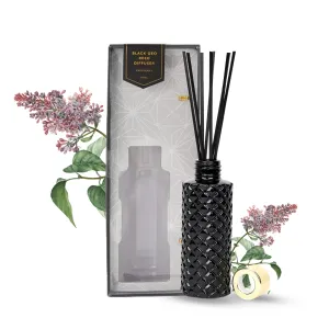 Anko Black Bergamot Geo Fragrance Reed Diffuser Set | Home decor accessory with soothing aroma for Office Home & gifting | Toxin-Free Room Freshener with 8 Reed Sticks free for long-lasting scent | 100 ML