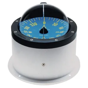 Autonautic 100mm Compass C15 - Horizontal Binnacle Mount - White/Blue