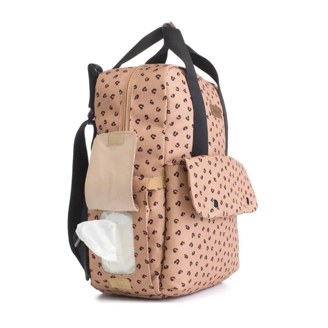 Babymel Georgi Eco Backpack Caramel Leopard