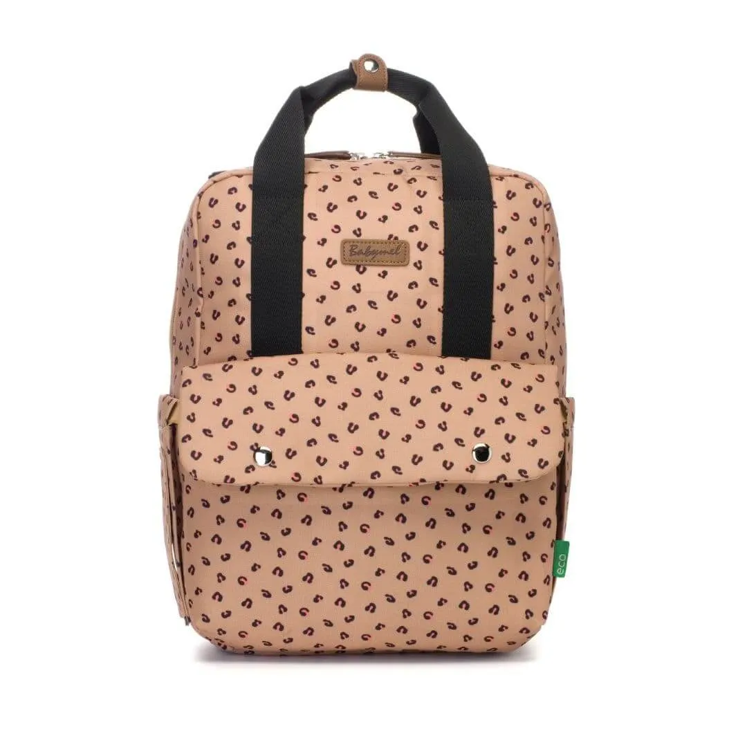 Babymel Georgi Eco Backpack Caramel Leopard