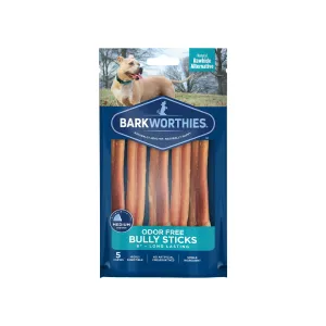 Barkworthies Odor Free Standard Bully Sticks for Dogs