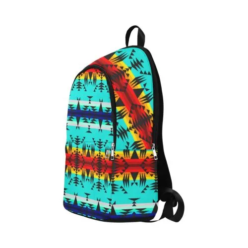 Between the Mountains Fabric Backpack for Adult