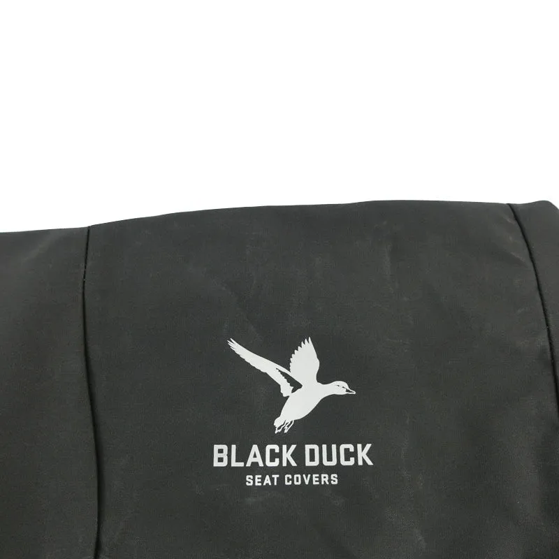 Black Duck Canvas Black Seat Covers Iveco Powerstar 7700