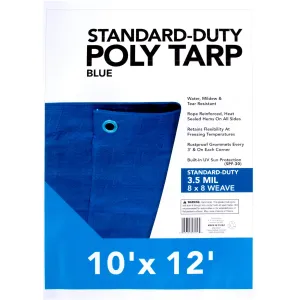 Blue Tarps -  10 x 12 FT (3' X 3.75' Meters)