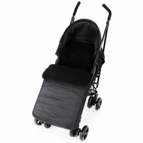 Buddy Jet Foot Muff Black Suitable For Safety 1st SF1 Travel System (Black)