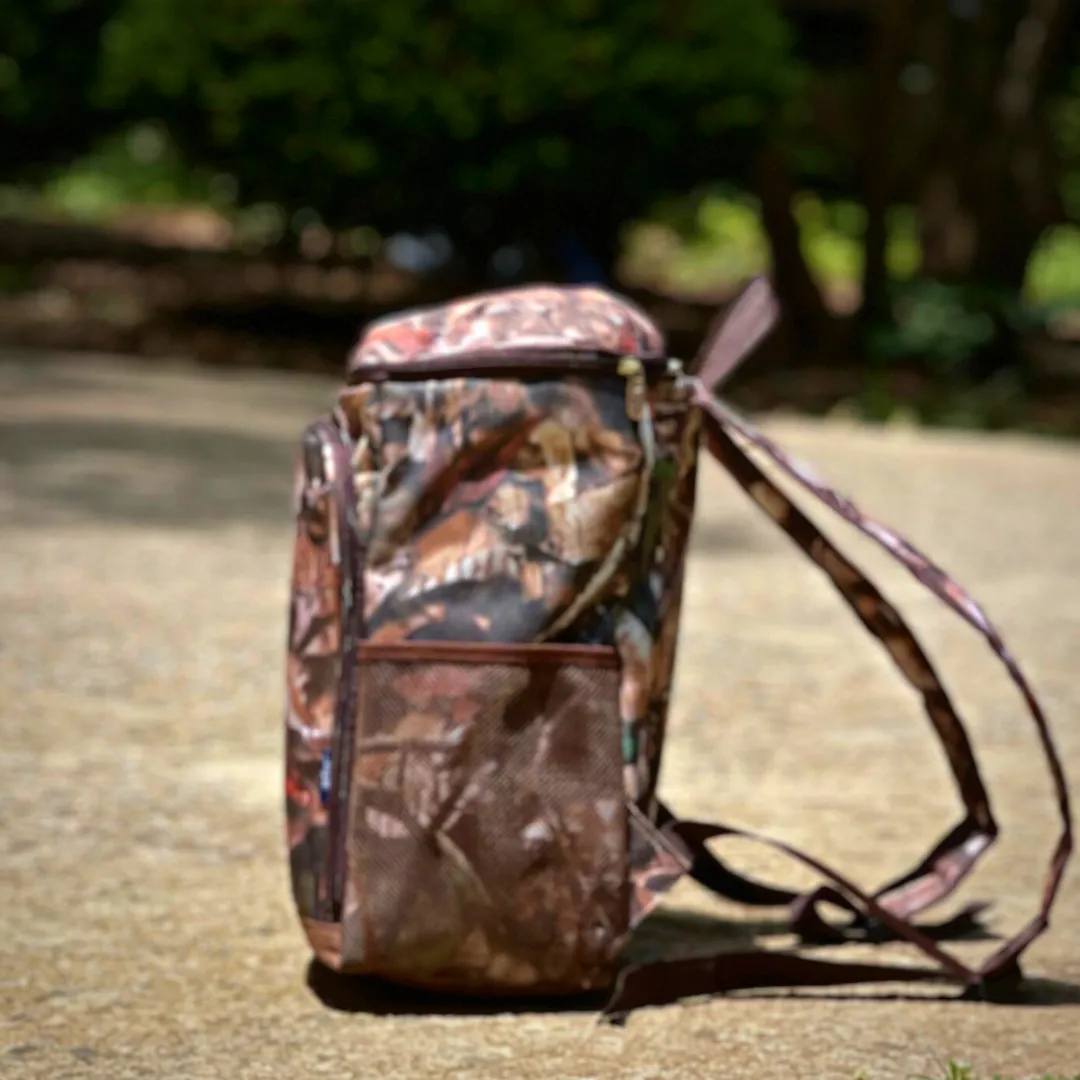 Camo Back-Pack Cooler Water Tight