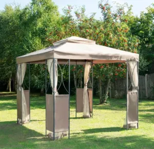 Canopy for 2.5m x 2.5m B&M Original Gazebo Company Patio Gazebo - Two Tier