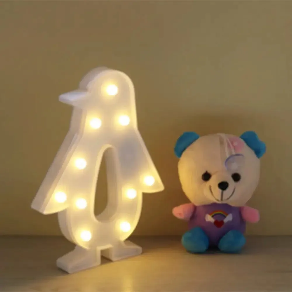 Cartoon Shaped Kids' LED Bedside Lamp - Battery-Powered Nightstand Lighting