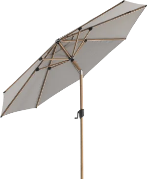 Casualife - 11' Market Umbrella - Granite Base with wheels Included