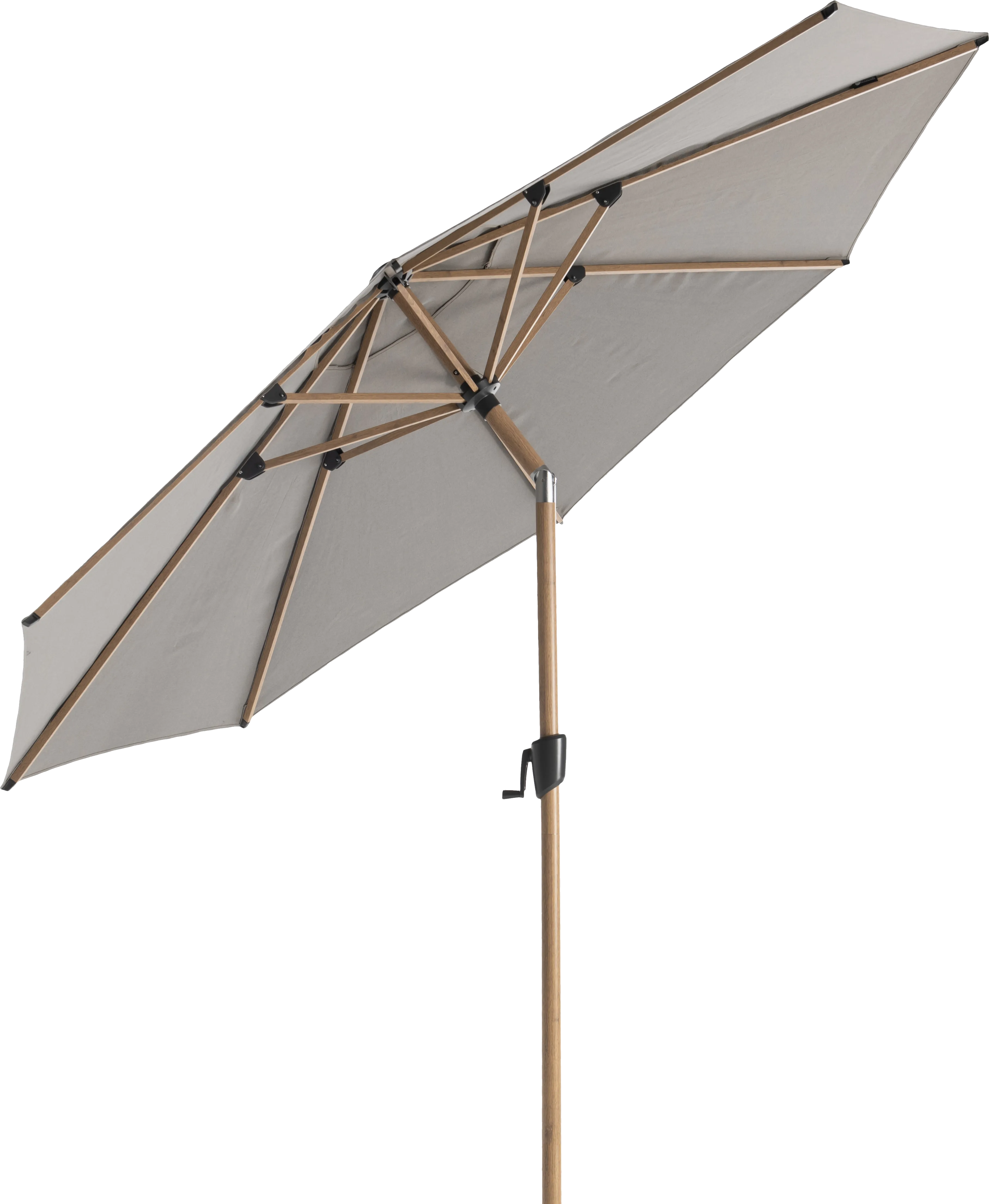 Casualife - 11' Market Umbrella - Granite Base with wheels Included