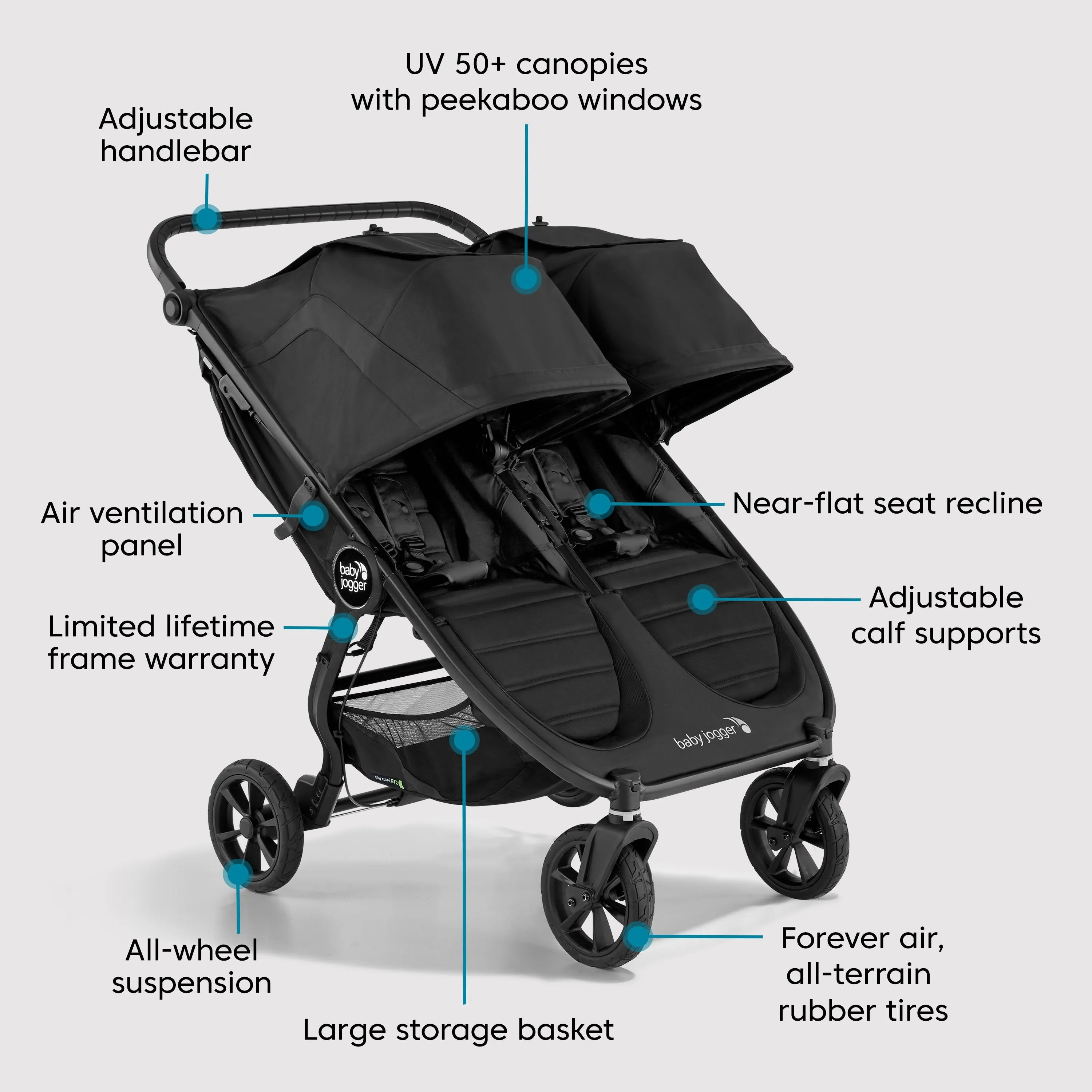 City Mini® GT2 double stroller