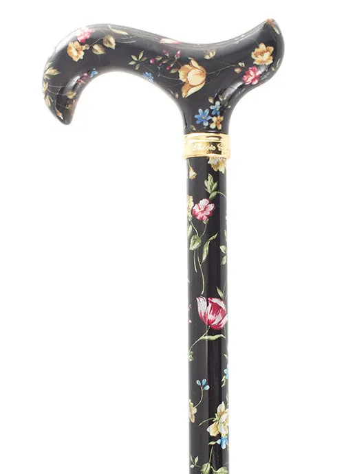 Classic Canes Tea Party Floral Height Adjustable Aluminium Canes