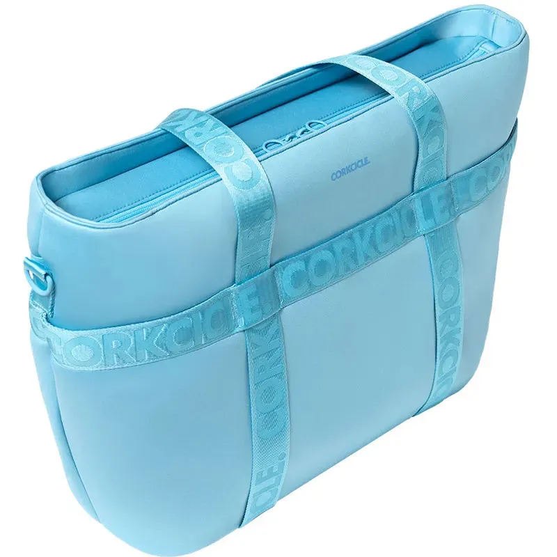 Corkcicle Estelle Insulated Tote Bag – Santorini Blue