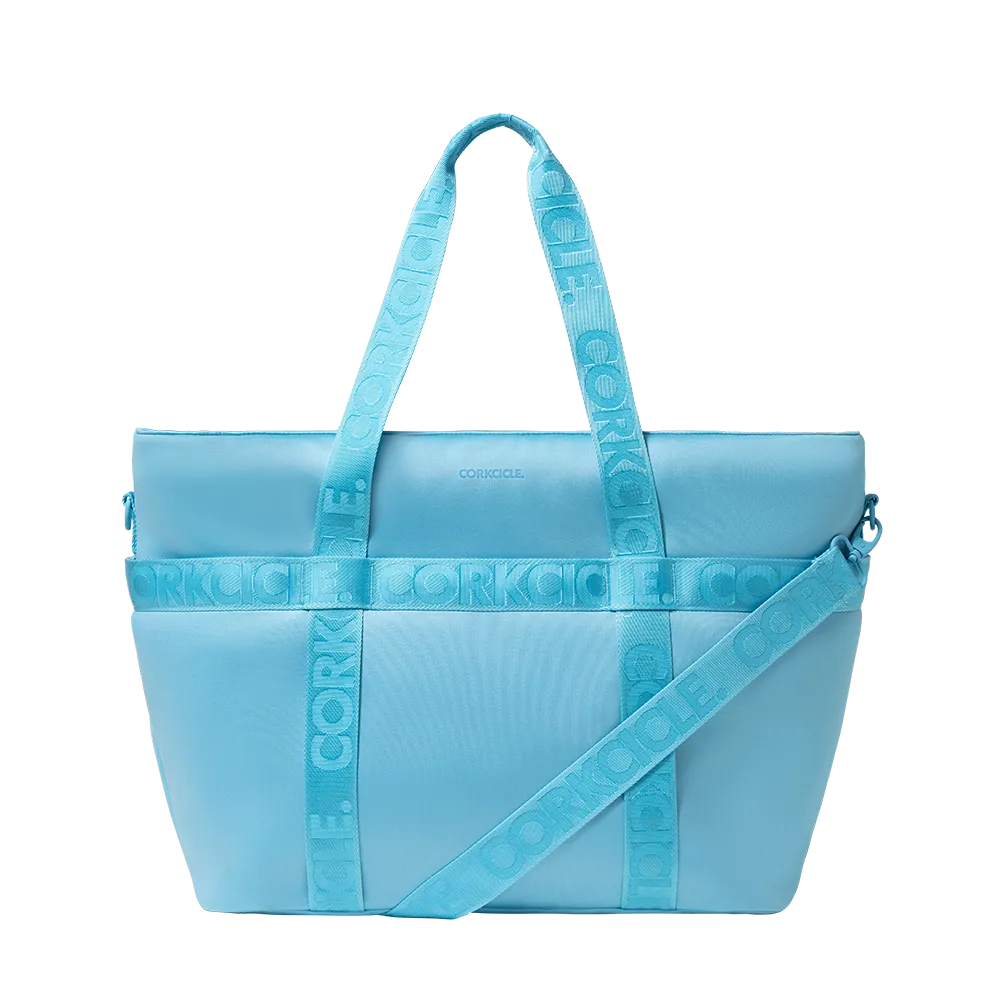 Corkcicle Estelle Insulated Tote Bag – Santorini Blue