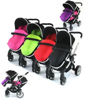 Cosy Toes With Pouches Stroller Liner For iCandy Peach Pear Apple Pram (lite)