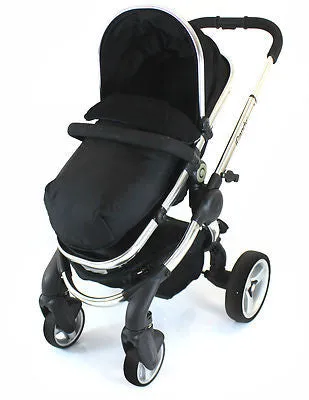 Cosy Toes With Pouches Stroller Liner For iCandy Peach Pear Apple Pram (lite)