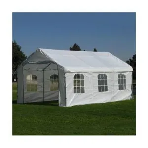 Enclosed Tarp Canopy w/ Windows 12' x 20'