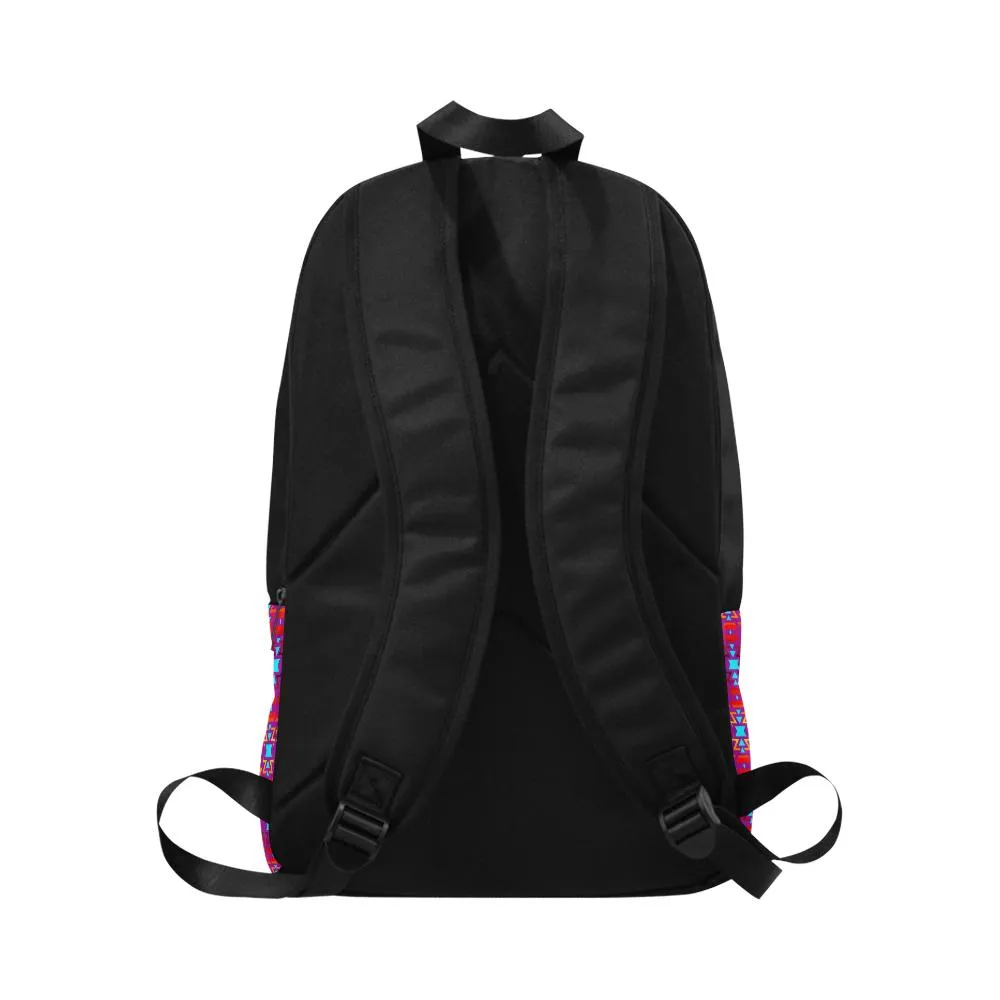 Fire Colors and Sky Moon Shadow Large Backpack