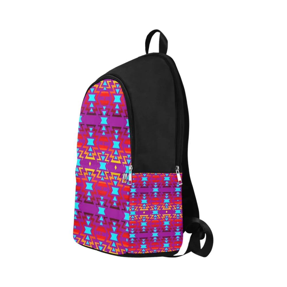 Fire Colors and Sky Moon Shadow Large Backpack