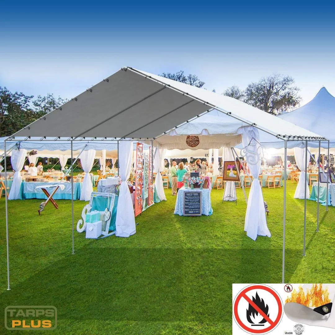 Fire Retardant Tarp Canopies