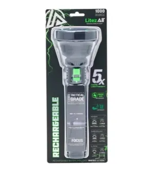 Flashlight 1000 Lumens Rechargeable Litezall