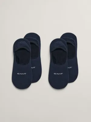 Gant Men Navy Blue Solid Shoe Liners Socks