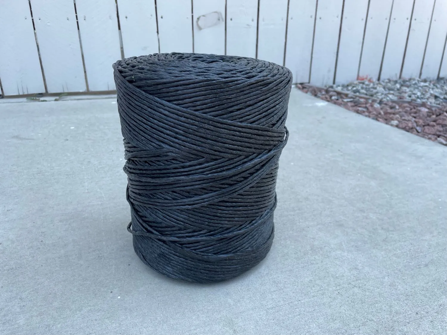 Heavy Duty Black Polypropylene Twine - 2000 ft Roll (UV Protected)