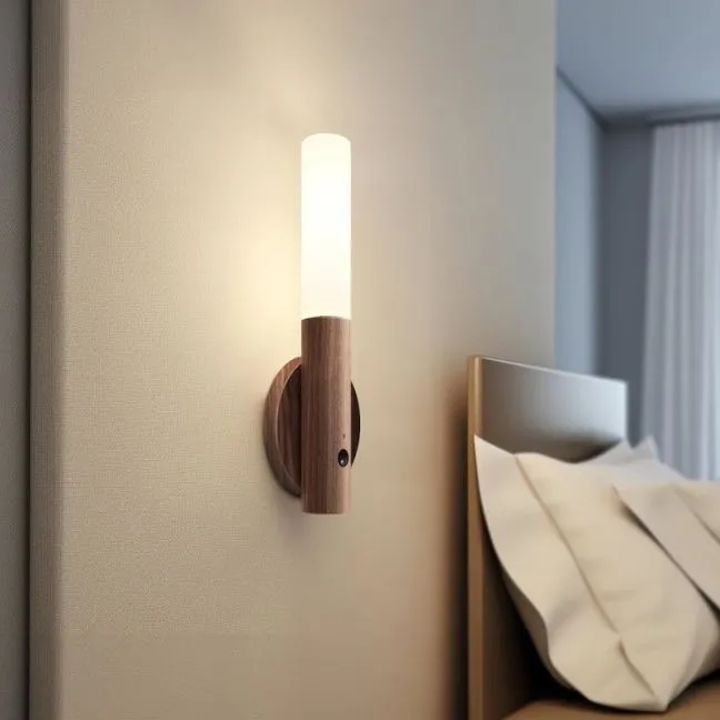 HIVAGI® Portable Motion Sensor Night Light | Rechargeable & Magnetic | Versatile Lighting for Home, Bedroom, Bathroom.