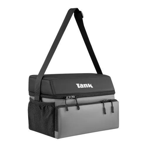 Insulated Thermal Bag 12 L Gray & Black