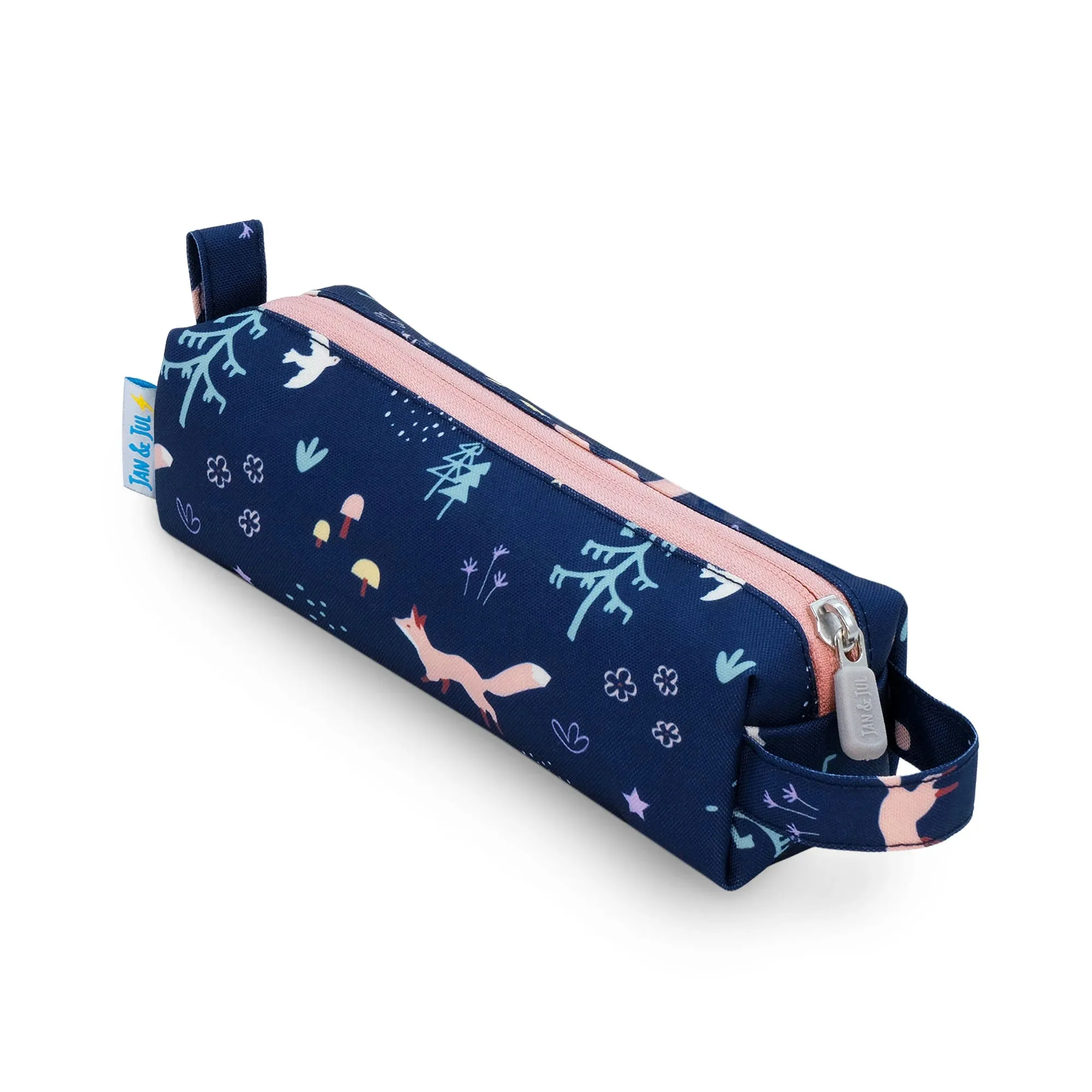 Jan & Jul Navy Forest Pencil Case