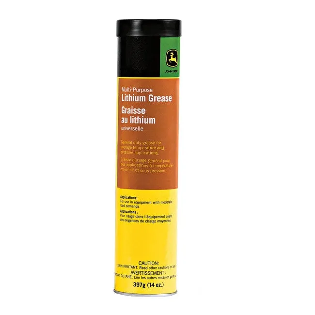 John Deere Multi-Purpose Lithium Grease - 397g  Cartridge