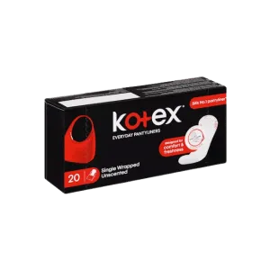 KOTEX EVERYDAY PANTYLINERS UNSCENTED 20S