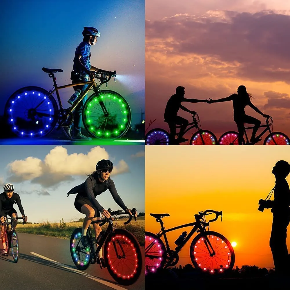 LED Bike Wheel Lights 2-Tire Pack