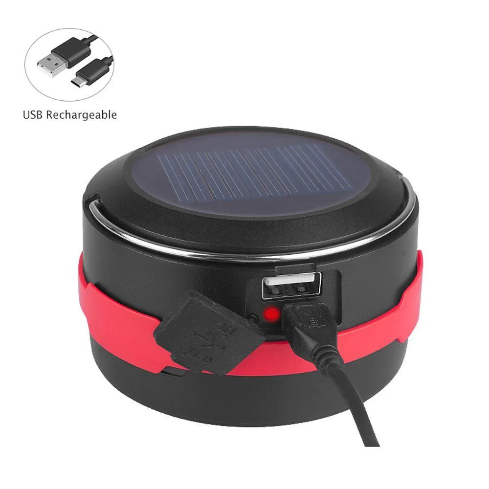 LED Camping Lantern Lights Hand Crank USB Recgargeable Lanterns