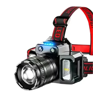 LED Sensor Headlamp Camping Search Light Head Flashlight Rechargeable Powerful Head Lamp Front Lanterns Headlights 5 Styles