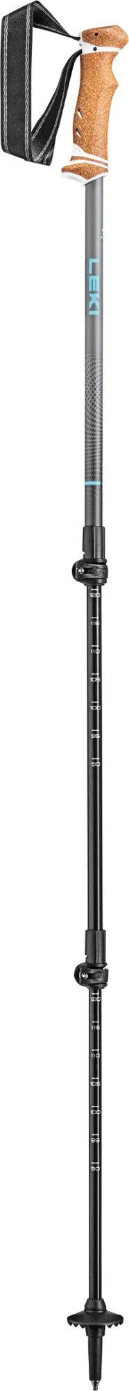 Leki Lhasa AS Trekking Poles Lightweight with Universal Carbide Flex Tip