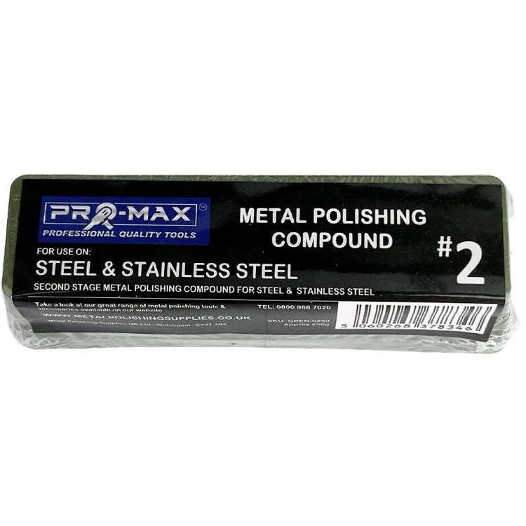 Metal Polishing Compound General Purpose Kit 250g 6pc - Pro-Max