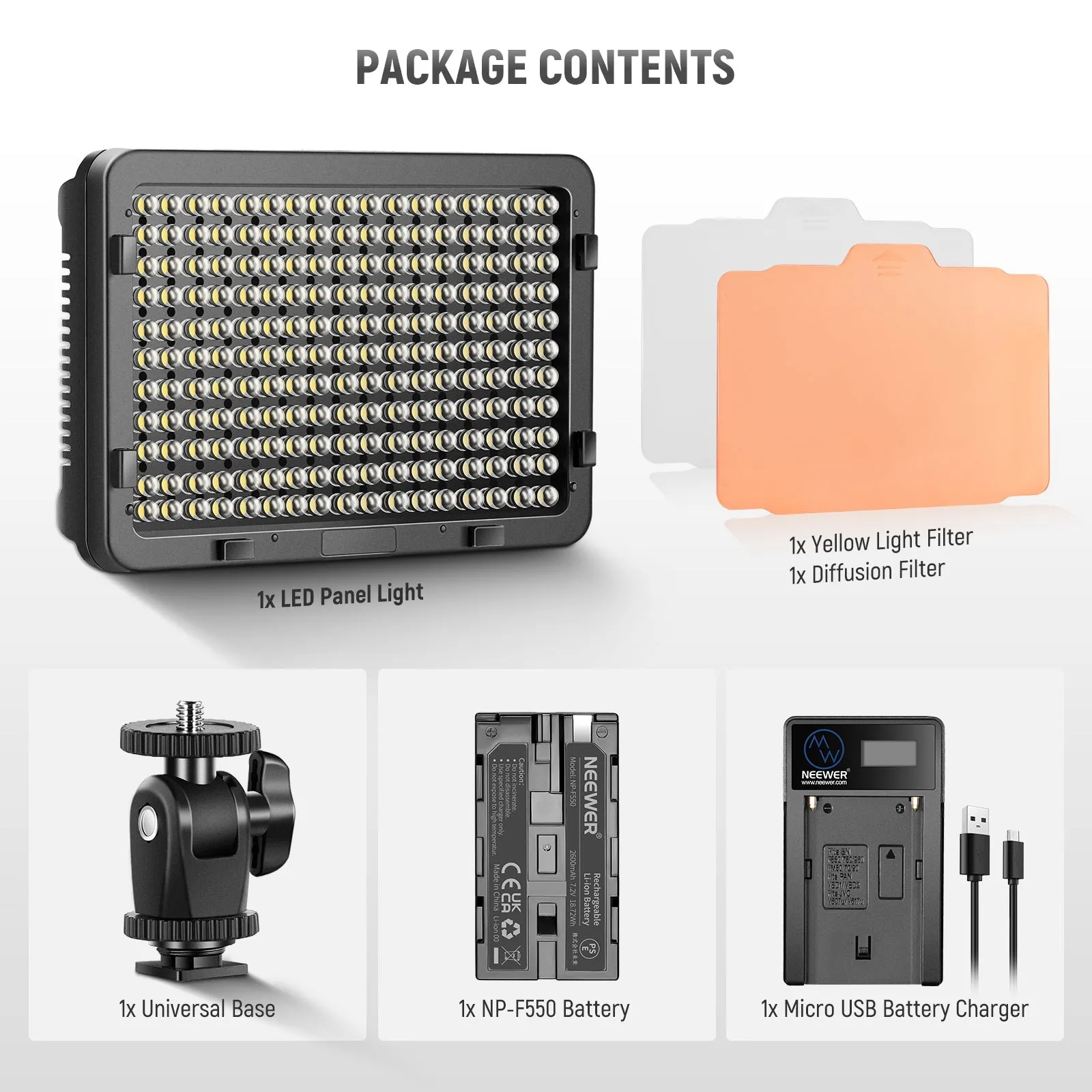 NEEWER Dimmable 176 LED Video Light