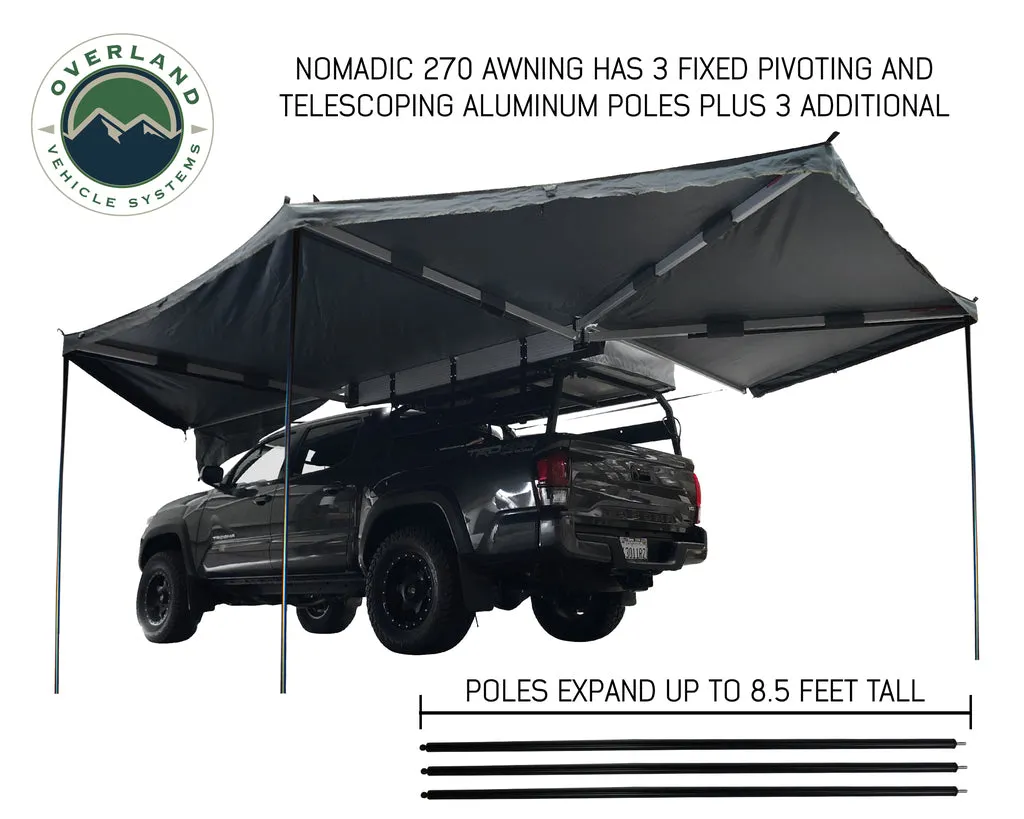 Overland Vehicle Systems Nomadic 270 Awning w/ Side Walls