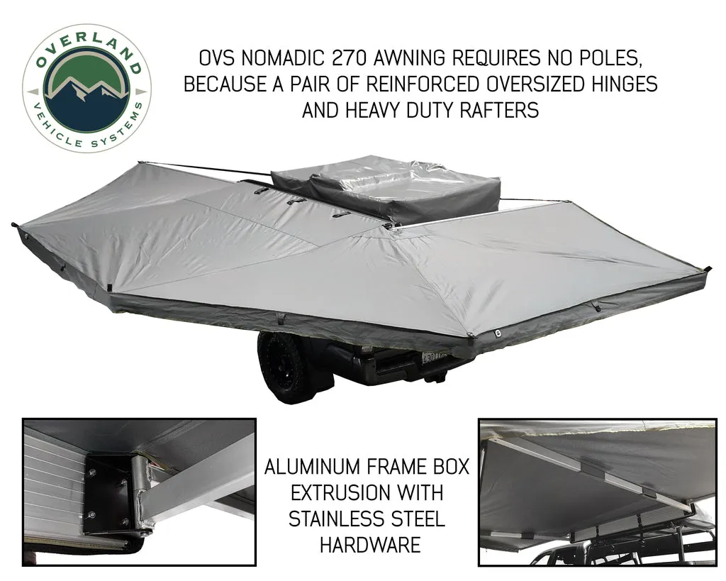 Overland Vehicle Systems Nomadic 270 Awning w/ Side Walls