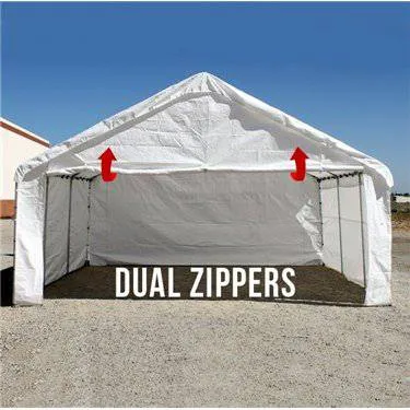 Peak End Wall w/ Zipper 14' -Blowout Sale