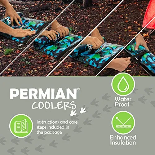 Permian Portable Cooler Bag Roll Top Insulated 15l Foldable Waterproof Dry Bag