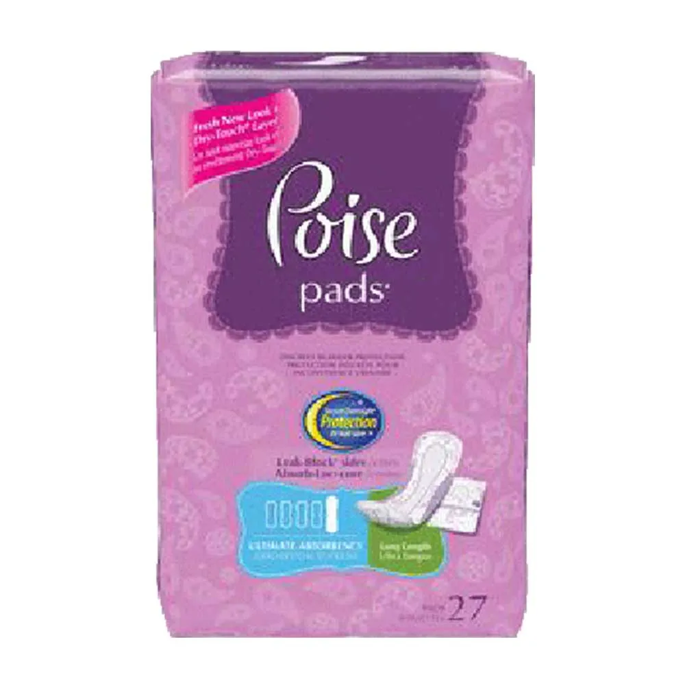 Poise 33592 Female Bladder Control Pad Case of 132