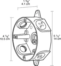 RAB C103 Weatherproof Round FS Box Cover